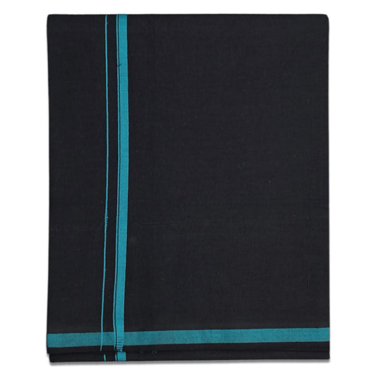 Black Color Gundanji Cotton Lungi/Dhoti